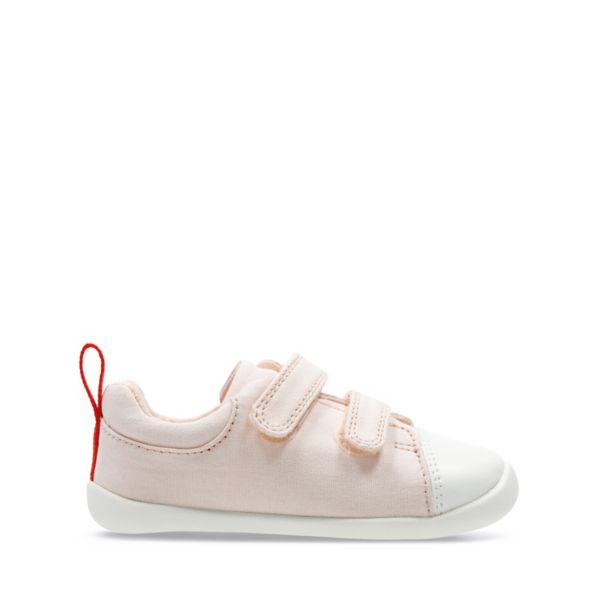 Clarks Girls Roamer Craft Toddler Canvas Pink | CA-1293780